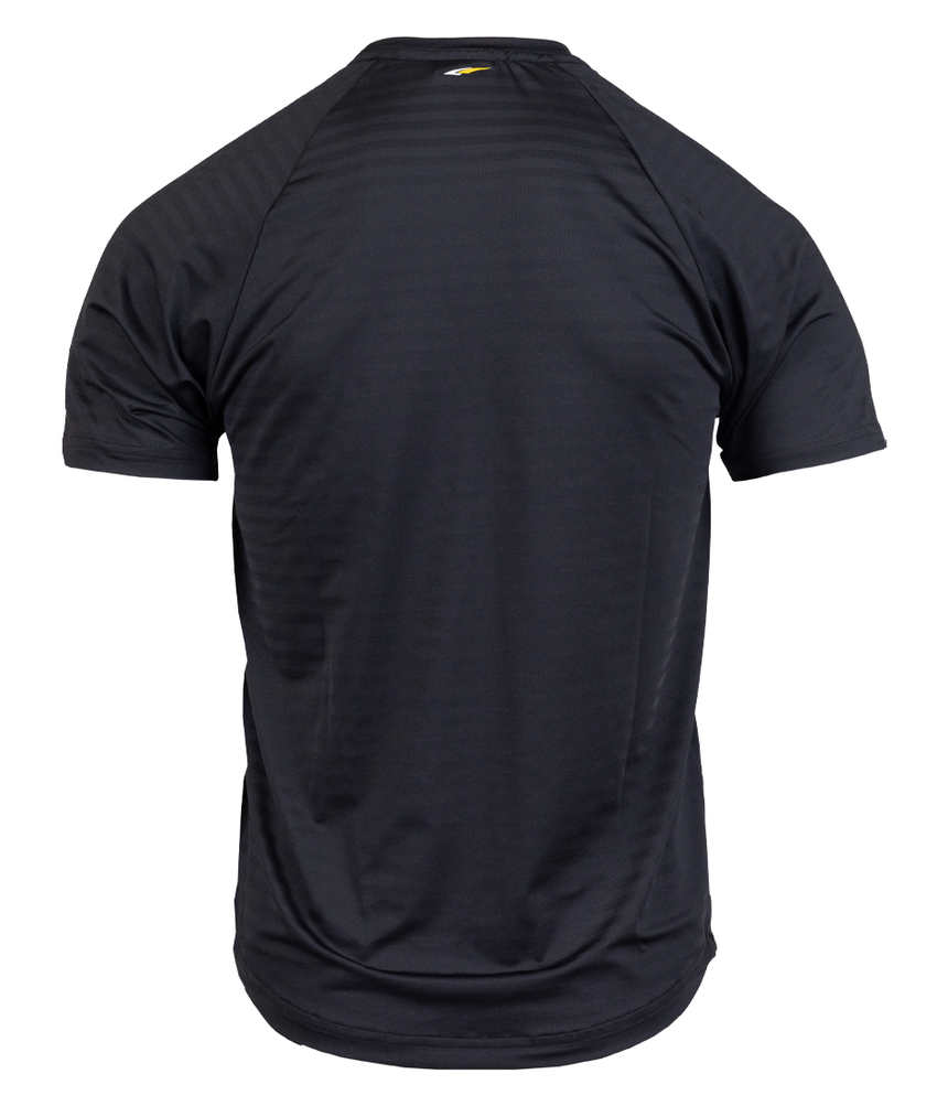 Men s S S Raglan Perforated Knit Tee LA Fitness Merch